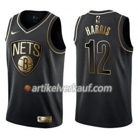 NBA Brooklyn Nets Trikot Joe Harris 12 Nike Schwarz Golden Edition Swingman - Herren
